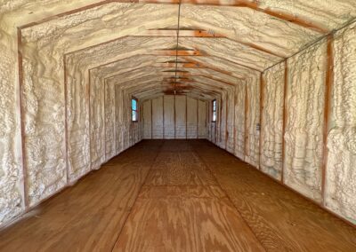 Spray Foam Insulation: Storage Shed